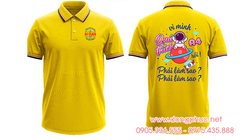 May và In áo Lớp A4 Trường Tiểu học Lê Lợi 2022-2026 - We are family