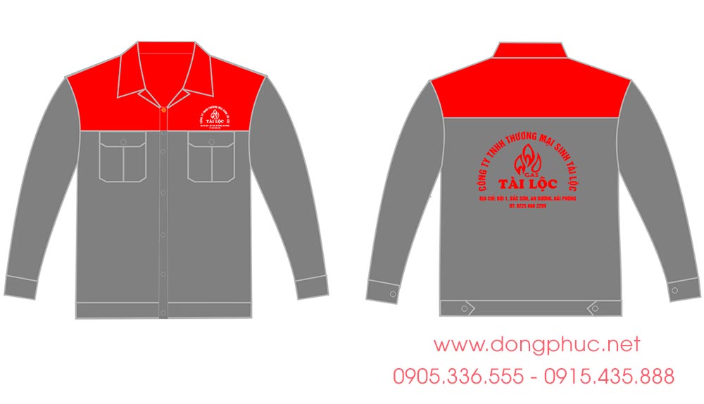 May và In áo bảo hộ Công ty TNHH Thương mại Sinh Tài Lộc