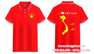 May và In áo cờ đỏ sao vàng Tôi yêu Việt Nam