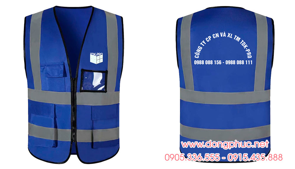 May và In áo gile Công ty CP CN và XL TM TDK-PRO