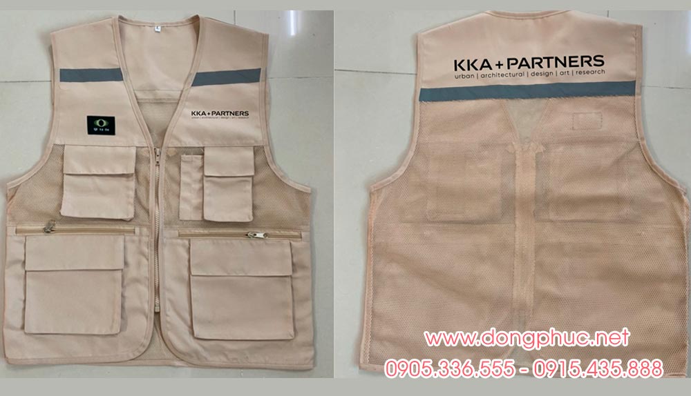 May và In áo gile Công ty KKA + Partners