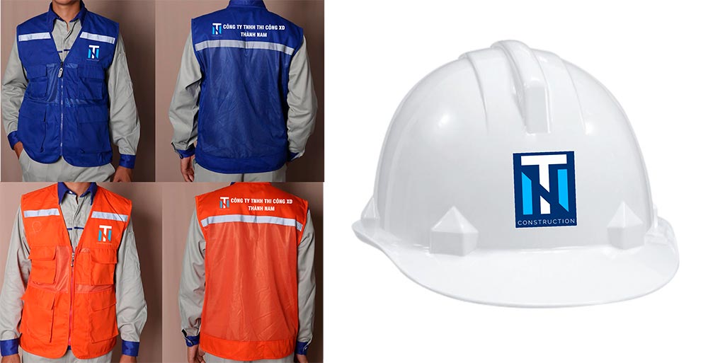 May và In áo gile Công ty TNHH Thi công XD Thành Nam