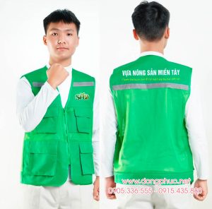 May và In áo gile Vựa nông sản miền Tây SHD