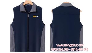 May và In áo gile đồng phục HYX