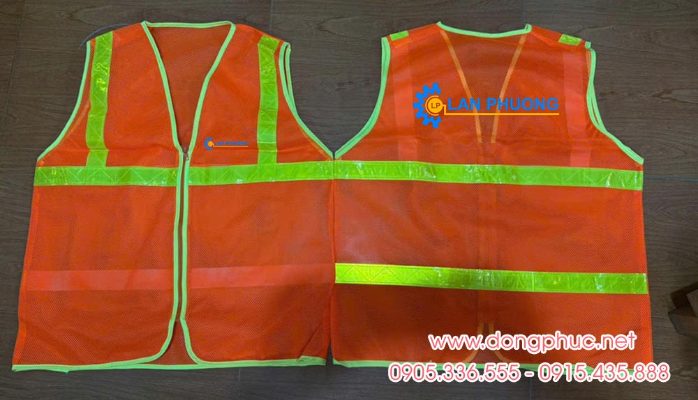 May và In áo gile lưới Công ty Lan Phuong