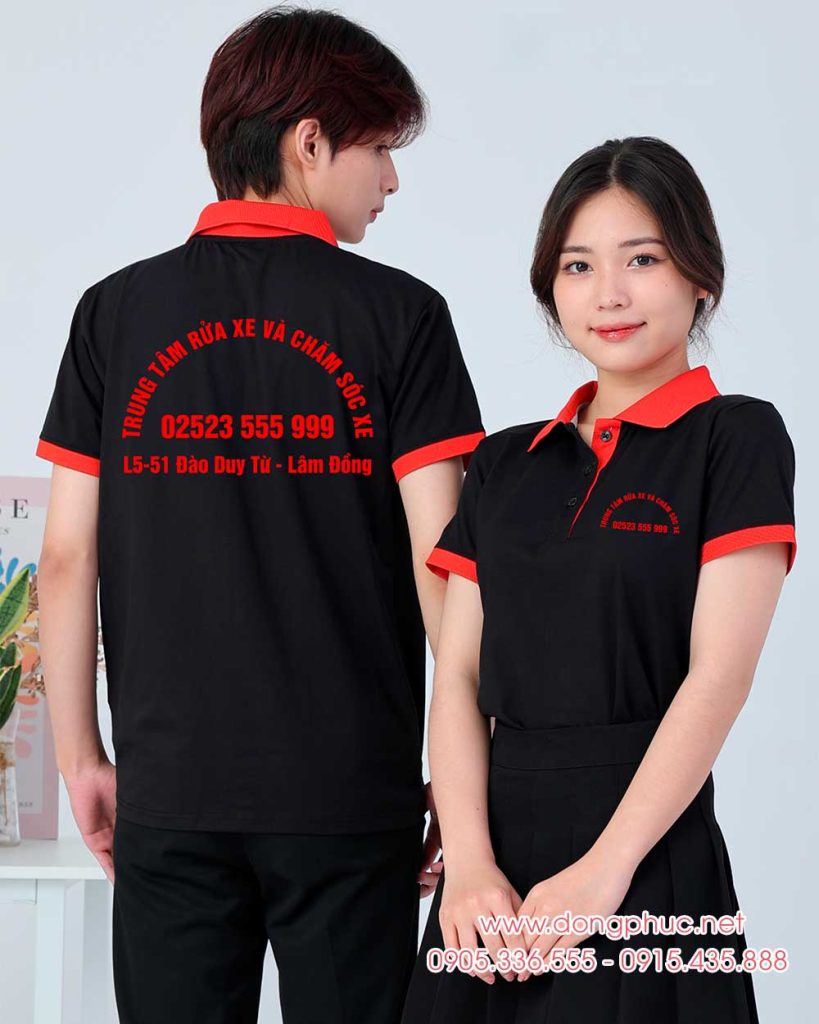 May và In áo phông Trung tâm rửa xe và chăm sóc xe L5-51 Đào Duy Từ - Lâm Đồng