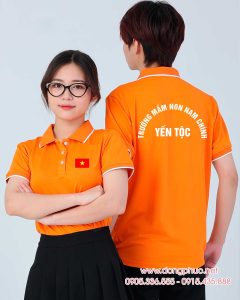 May và In áo phông Trường mầm non Nam Chính Yến Tộc