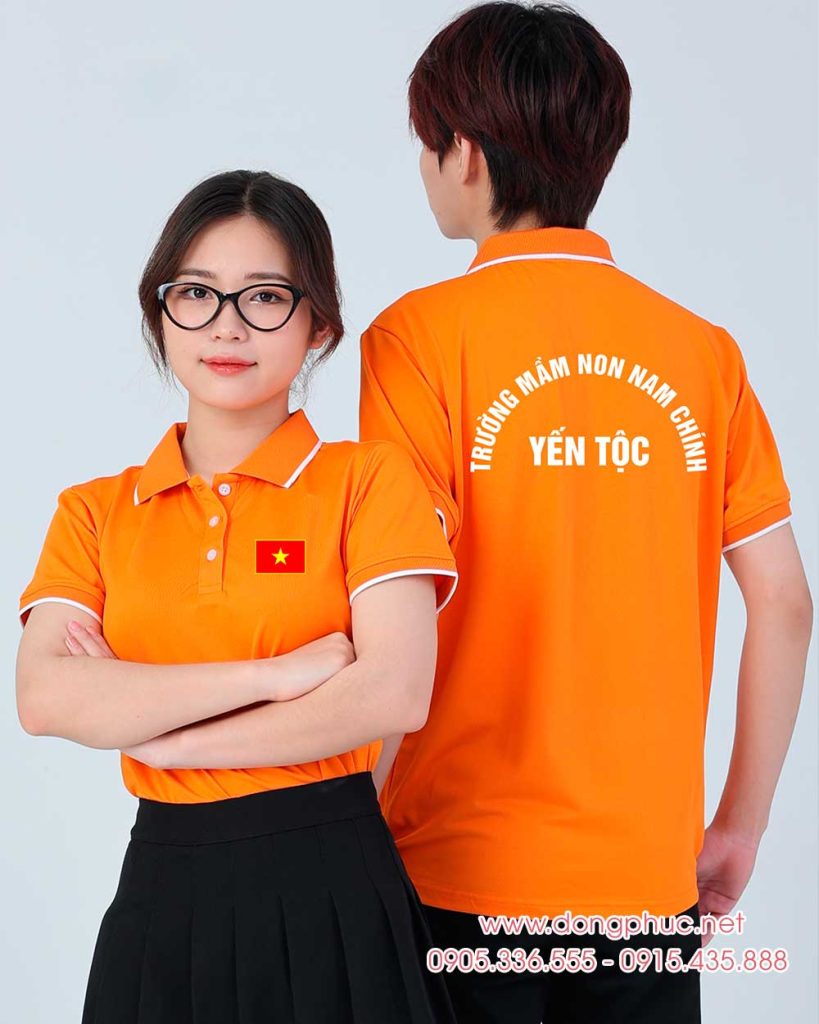 May và In áo phông Trường mầm non Nam Chính Yến Tộc