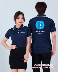 May và In áo phông đồng phục BB Media
