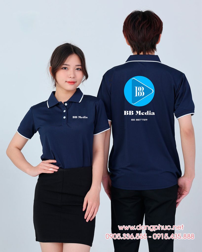 May và In áo phông đồng phục BB Media Be Better
