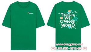 May và In áo phông đồng phục Horse - Together We change the World