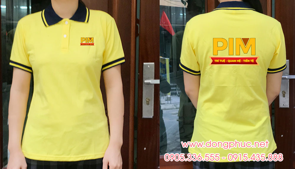 May và In áo phông đồng phục PIM