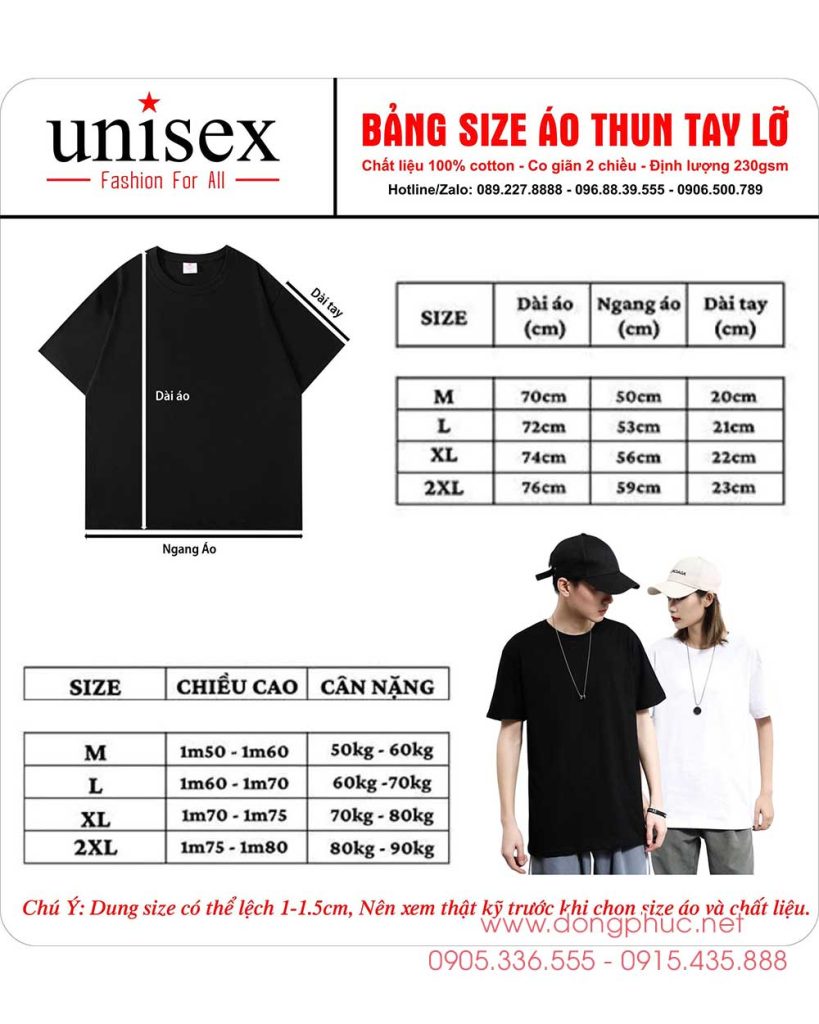 May và In áo thun tay lỡ form rộng