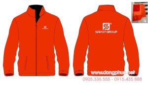 May và in áo khoác đồng phục Sapon Group